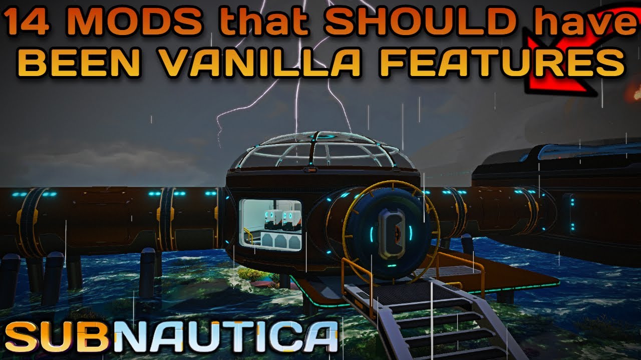 14 MODS that Should have ALREADY BEEN in Vanilla SUBNAUTICA!