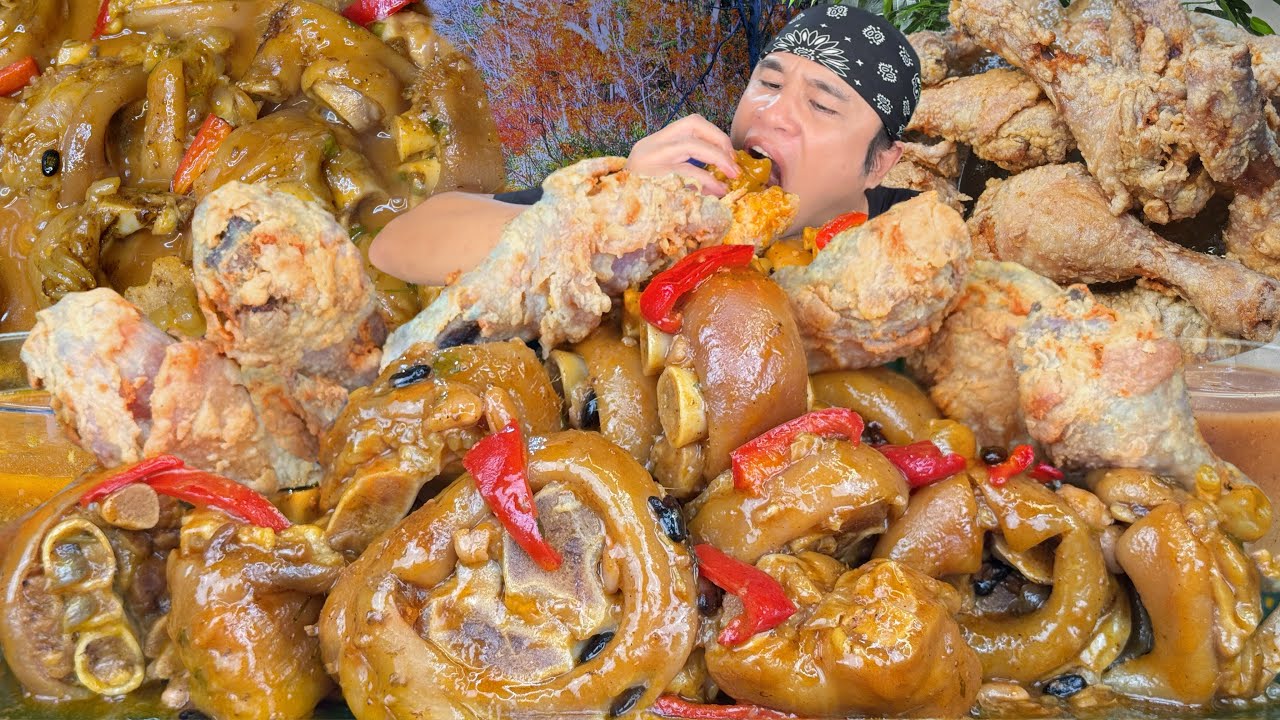 Special Balbacua & Garlic Drumstick Fried Chicken Mukbang