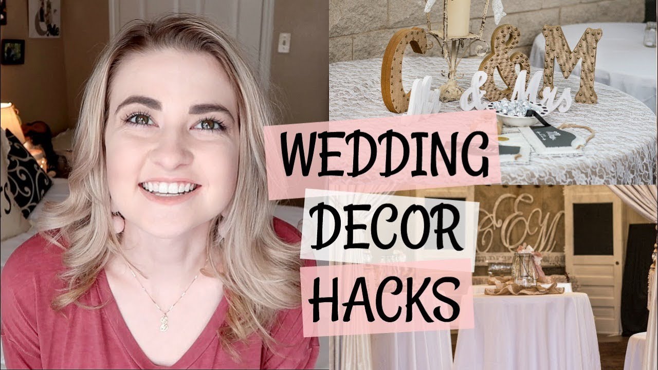5 INEXPENSIVE WEDDING DECOR HACKS!