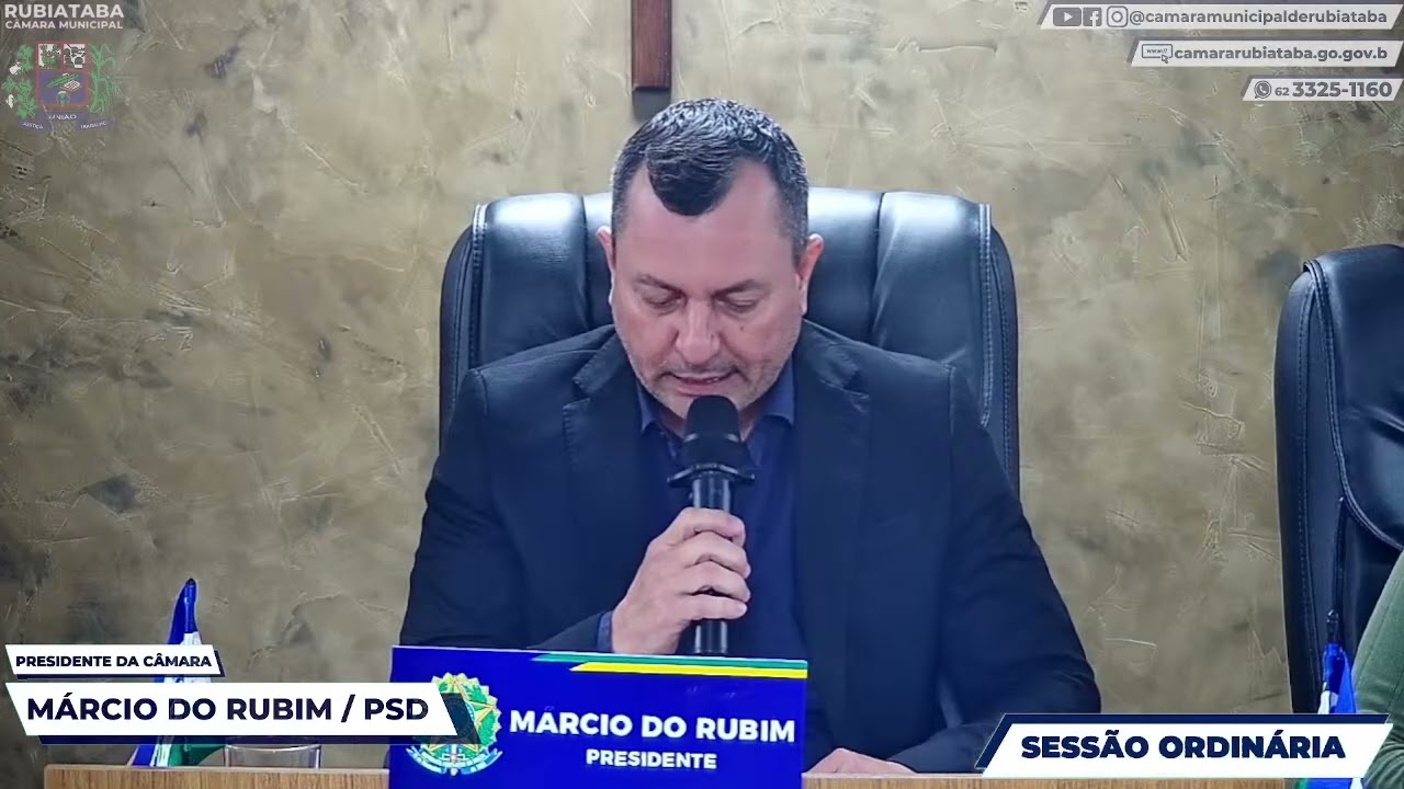 Transmissão ao vivo de Câmara Municipal de Rubiataba