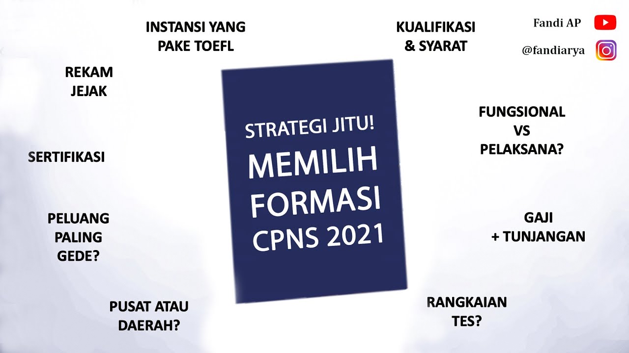 JANGAN NGASAL! Pertimbangkan Hal ini dalam memilih Formasi CPNS 2021