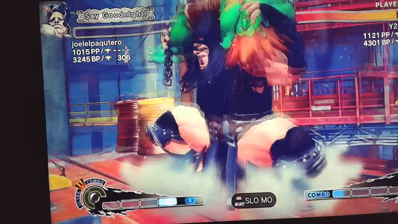 Blanka's focus glitch on Hugo