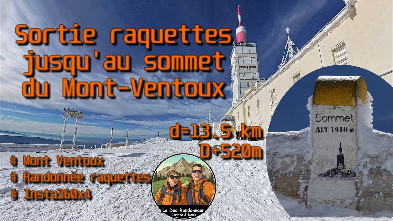 Sortie raquettes jusqu'au Mont Ventoux