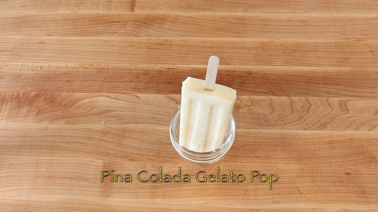 Pina Colada Gelato Pop
