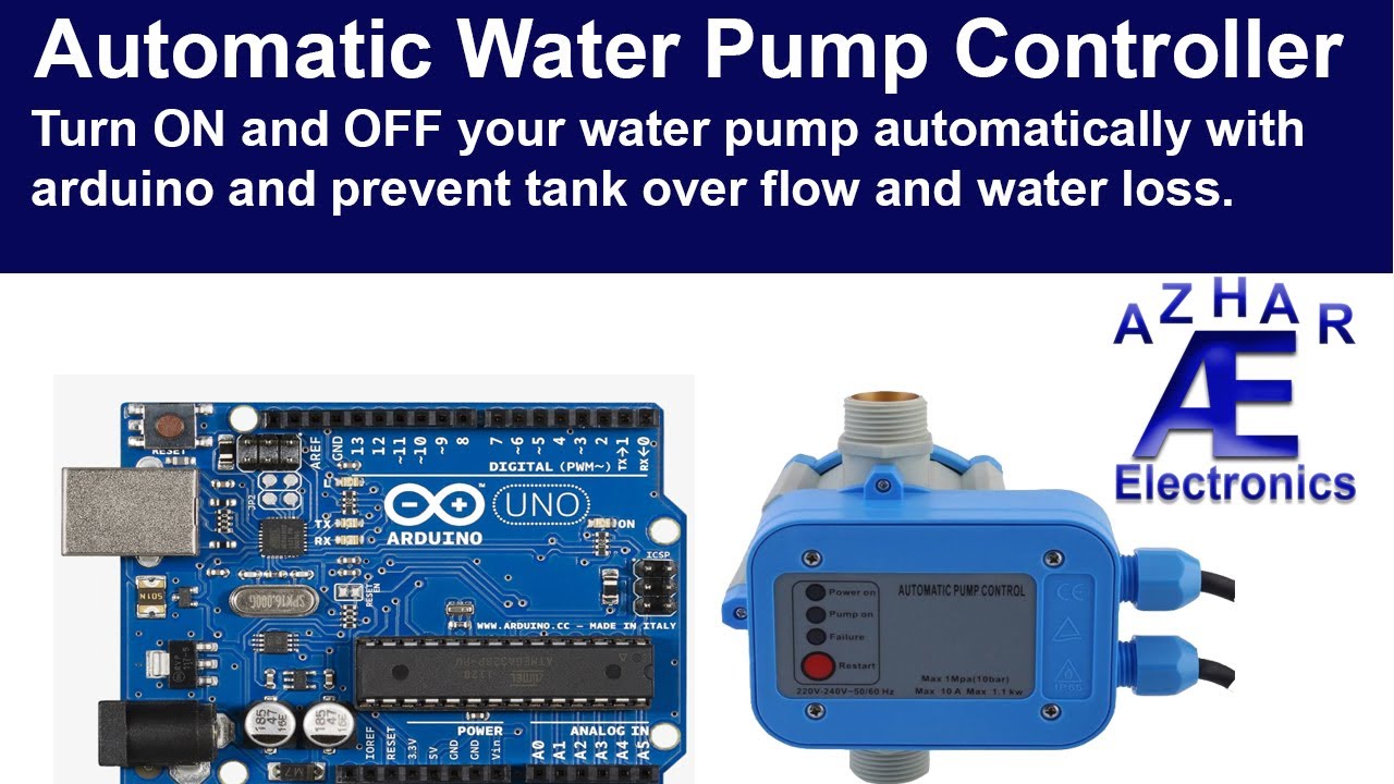 How to make automatic water pump controller using arduino