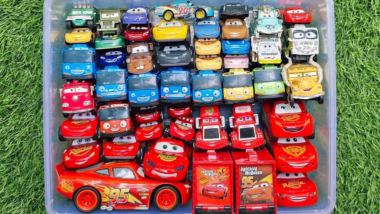 Disney Pixar Cars Unboxing Review | Full Lightning McQueen, Tow Mater, Doc Hudson, Sally, Mack