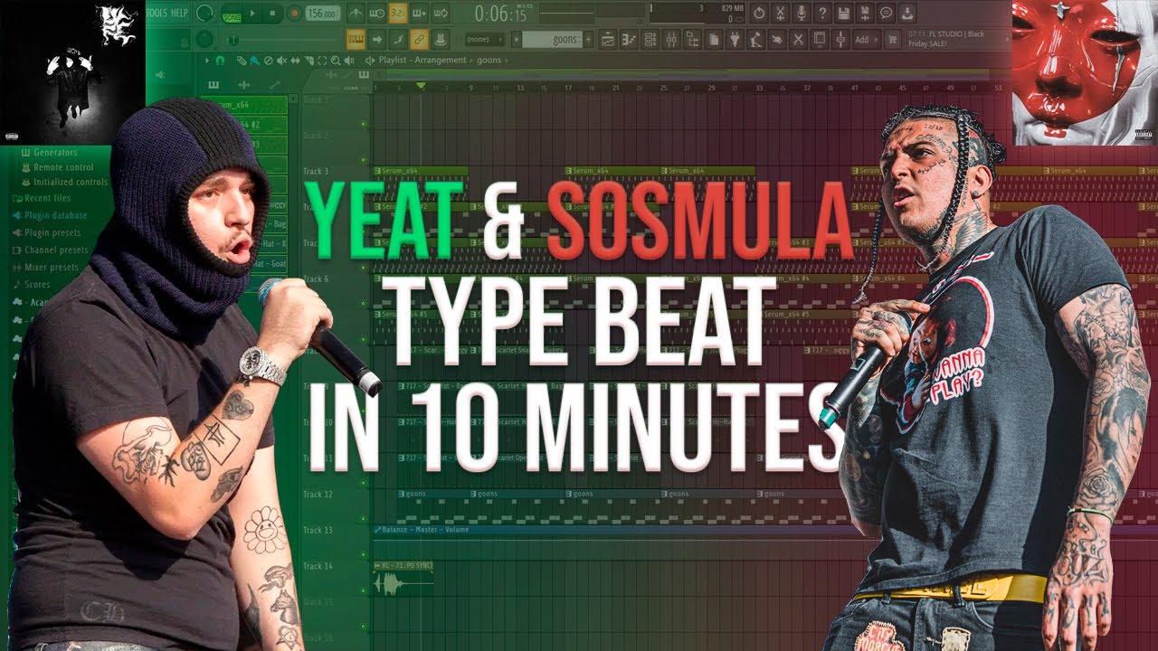 🔥 FIRE BEAT FOR SOSMULA & YEAT IN 10 MINUTES FROM SCRATCH