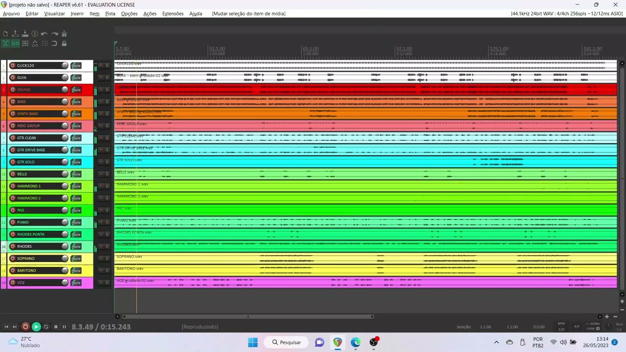 Multitrack Se Eu Cair (Multitracks Elite Cover)
