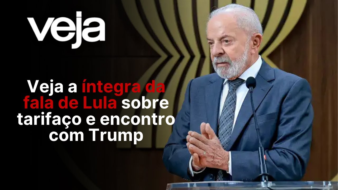 Veja a íntegra da fala de Lula sobre tarifaço e encontro com Trump