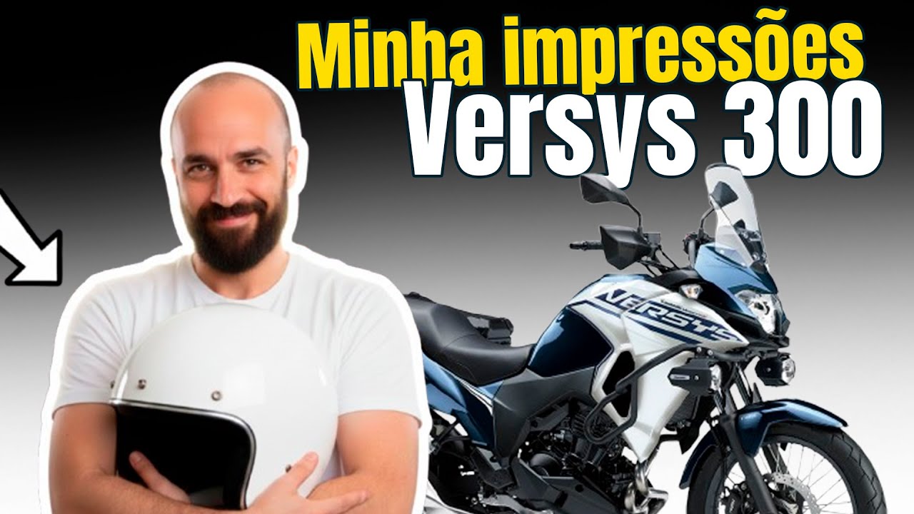 Saí da Scrambler e andei na Versys 300