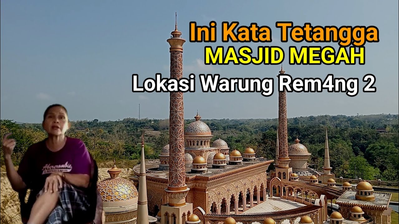 Anehnya Dibangun Di Warung Remang! Inilah Masjid Megah Margomulyo Bojonegoro Pinggiran Batas Ngawi