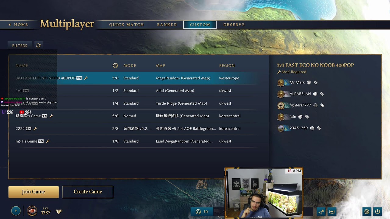 NEW Player Boomer trying out AOE4 right here