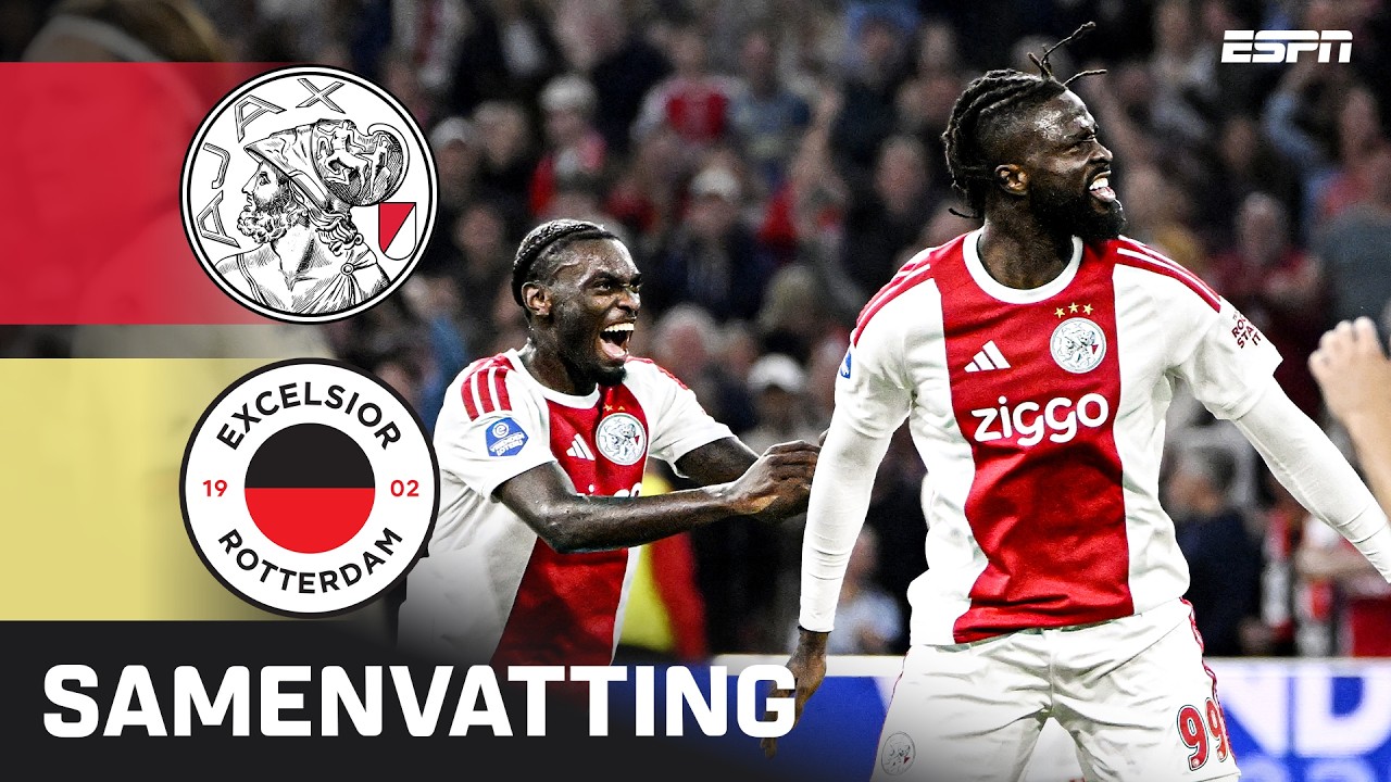 TOLU SCOORT 2 MINUTEN(!) NADAT HIJ INVALT🔥 | Samenvatting Ajax - Excelsior