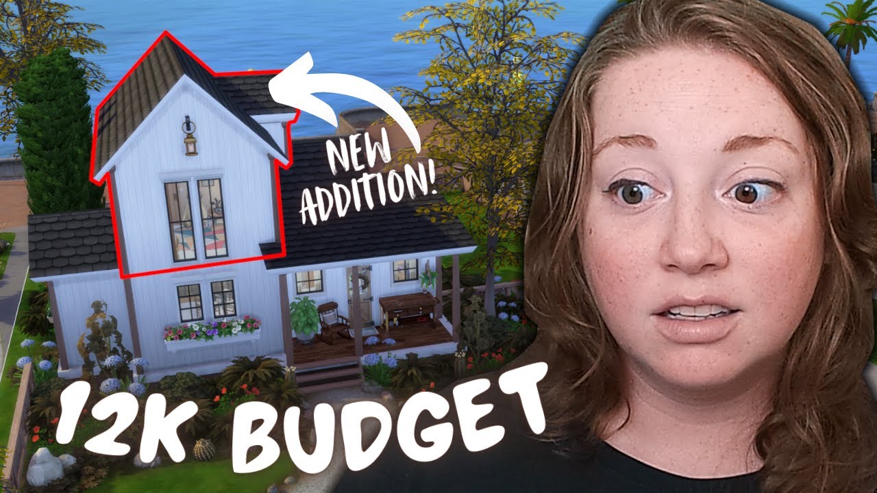 adding a 2ND FLOOR to this starter home in The Sims 4..