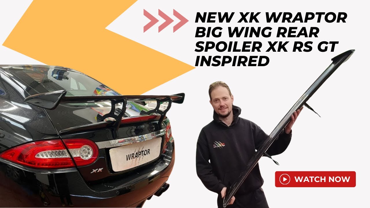NEW XK Wraptor big wing rear Spoiler XK RS GT inspired