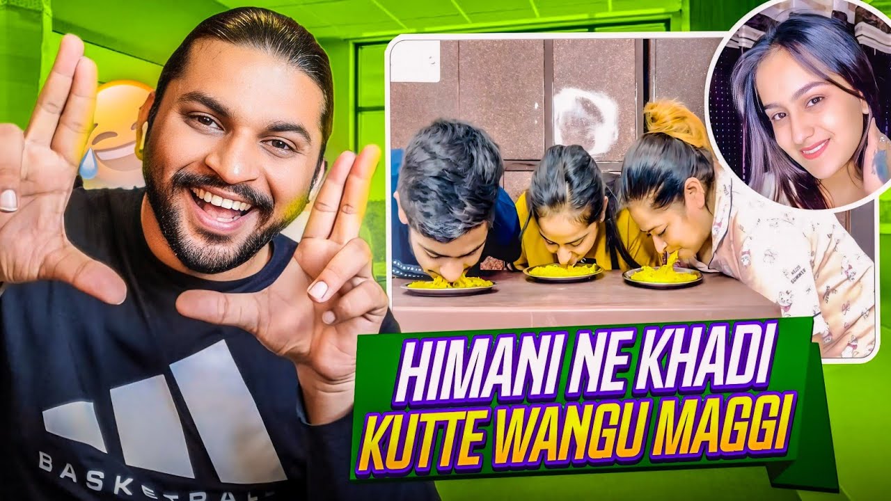 Himani Ne Khadi Kutte Vangu Maggi😂| Romanchik Program