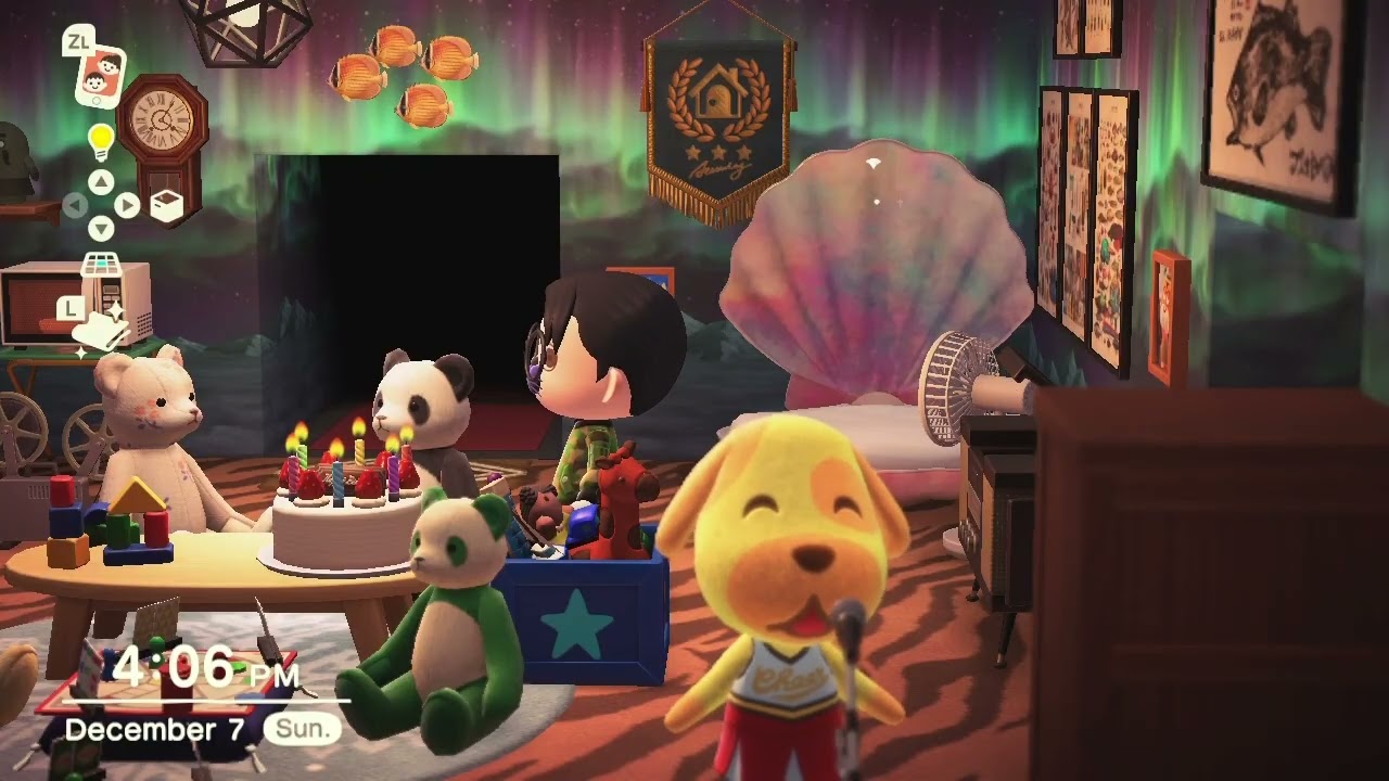 Animal Crossing New Horizons singing moments 94
