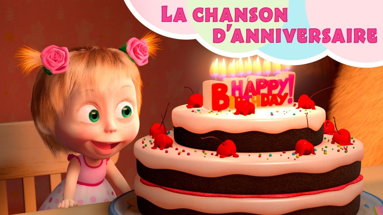 💥 Nouvelle chanson 🎵 La chanson d'anniversaire 🎁🎂TaDaBoom Français 👱‍♀️🐻 Masha et Michka