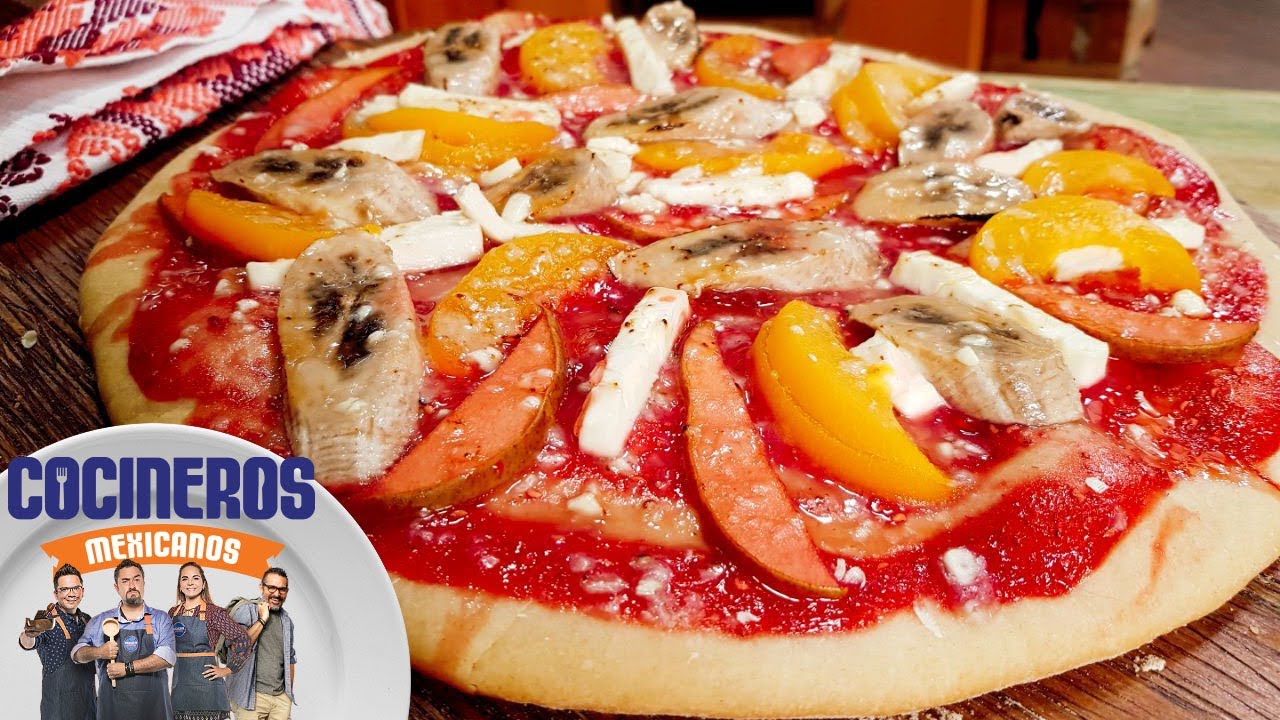 Receta: Pizza dulce | Cocineros Mexicanos