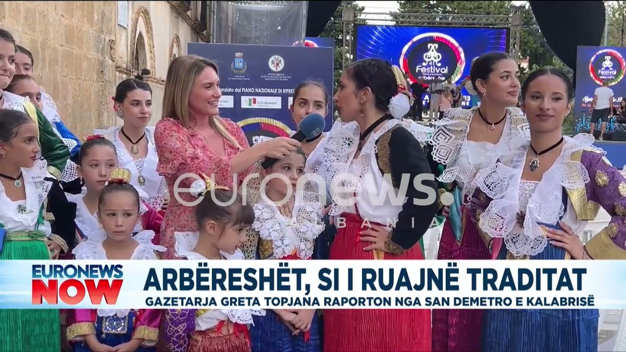 Festivali i Këngës Arbereshë në San Demetrio të Kalabrisë. Greta Topjana sjell live atmosferën