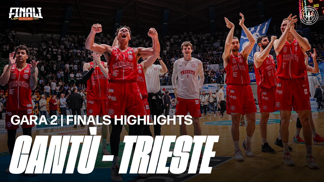 Gara 2 Acqua S.Bernardo Cantù - Pallacanestro Trieste | Finali Playoff 2024 Serie A2 | #highlights