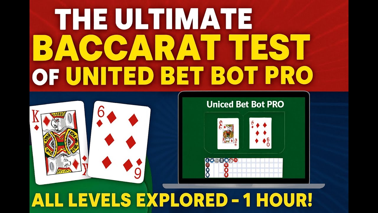 Ultimate Baccarat Test | United Bet Bot PRO All Levels (1hr)