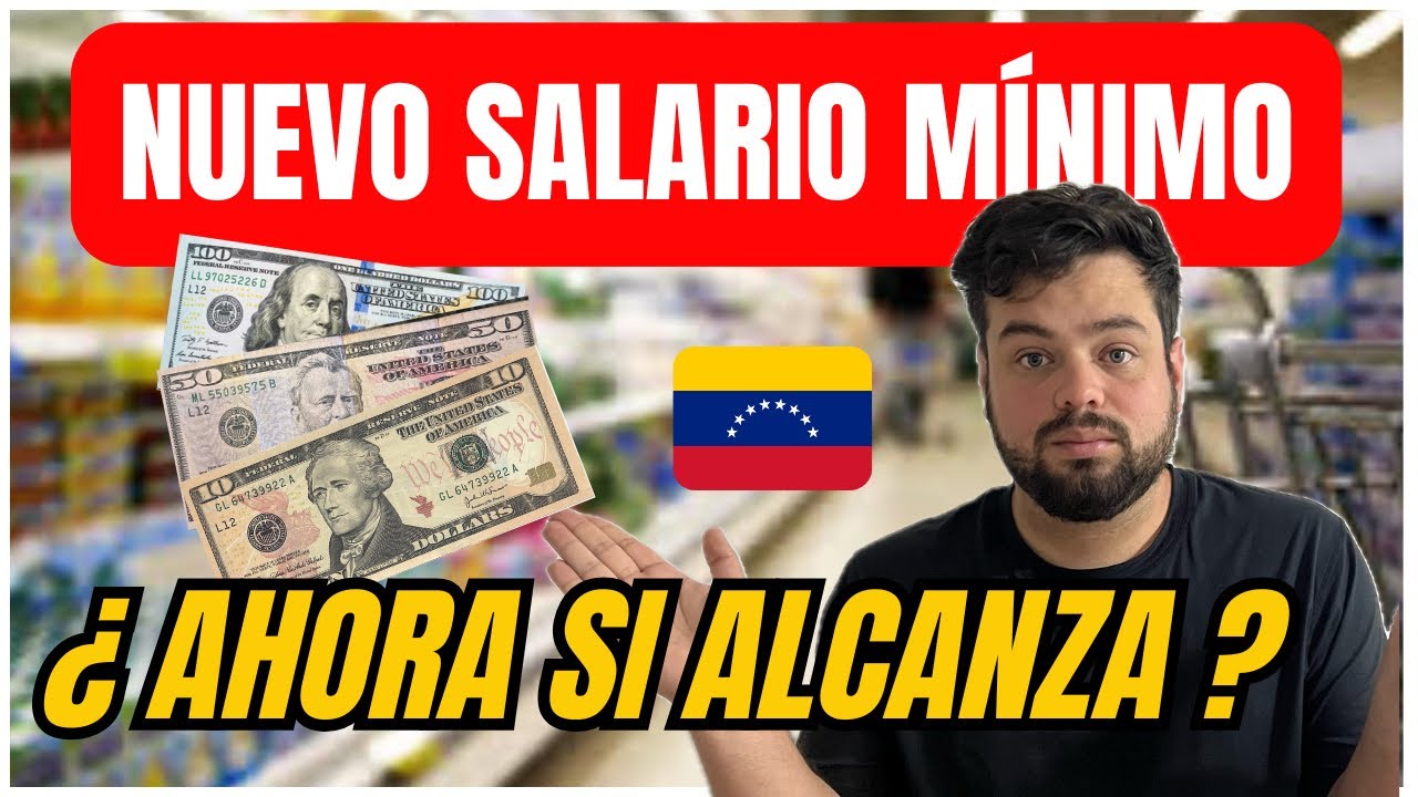 NUEVO SUELDO MÍNIMO en Venezuela. ¿Ahora si alcanza? #venezuela