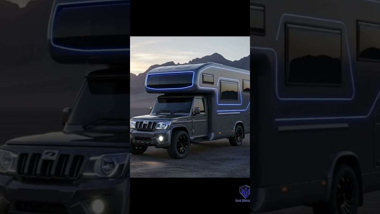 Mahindra Bolero Caravan - Concept Design By Icon Motocraft - Indain Caravn Manufacturer (I