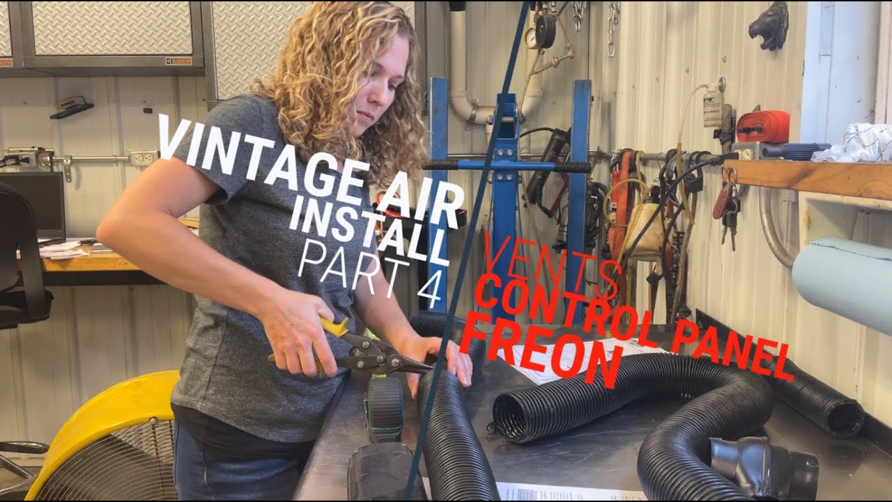 Installing Vintage Air HVAC System C3 1977 Corvette Part 4 - Vents, Control Panel & Interior