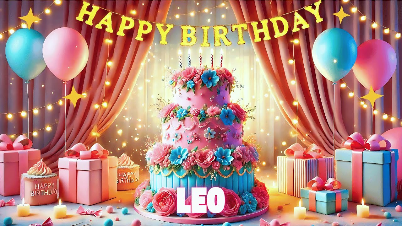 Happy Birthday Leo 🎂 Beautiful Birthday Song 🎉