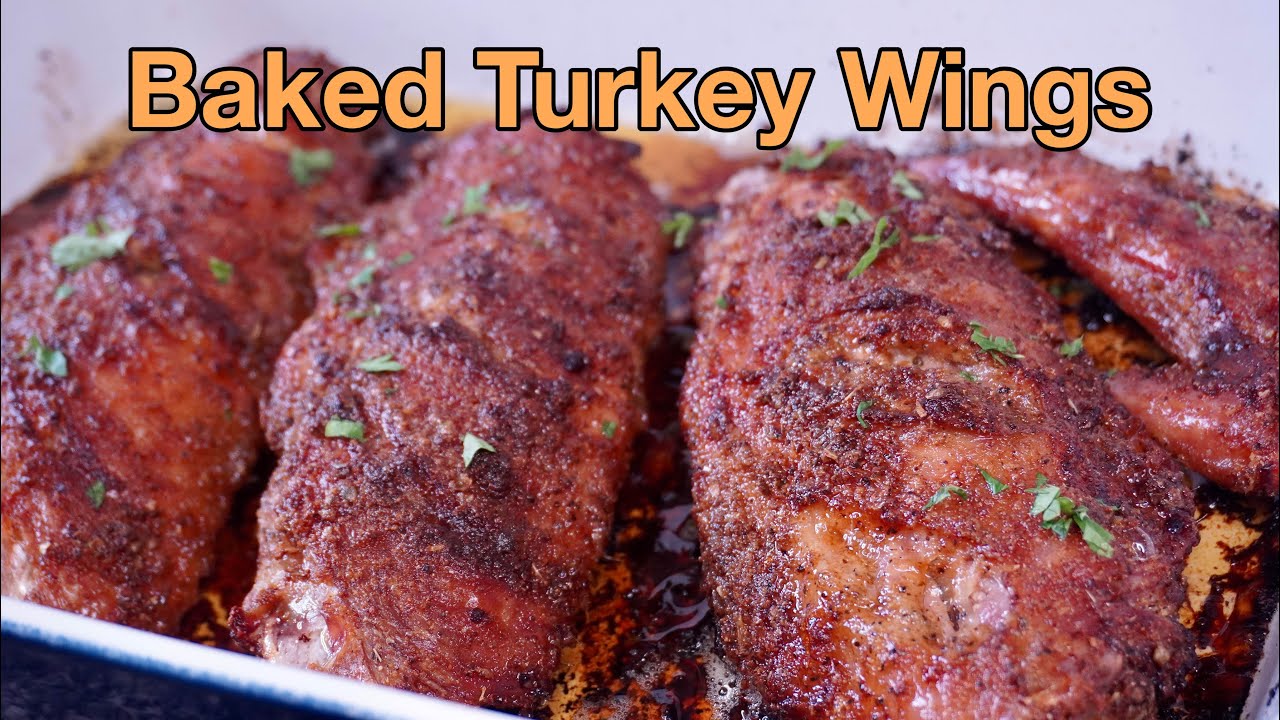 Juicy Baked Turkey Wings Recipe