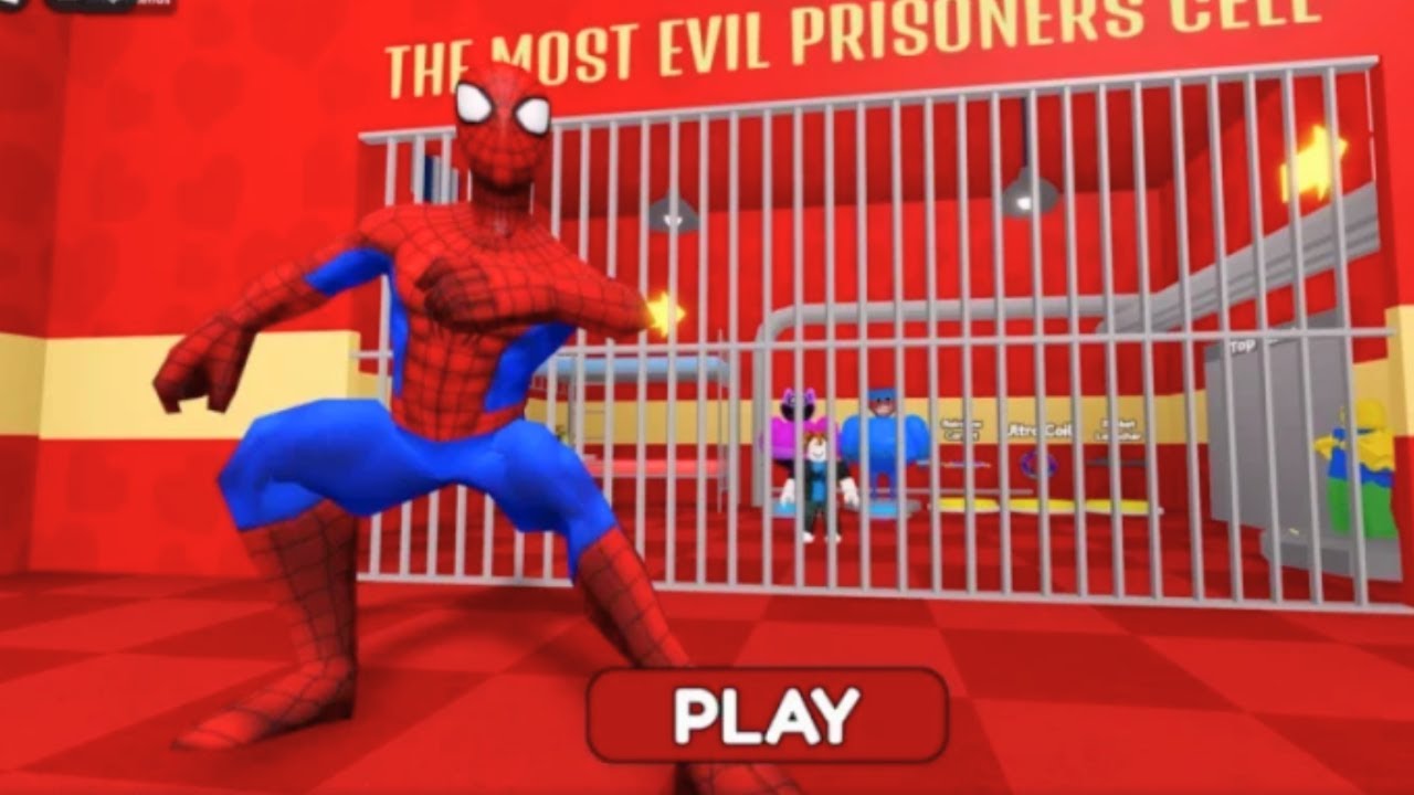 Spider Man Barry Prison Run | Roblox Obby 