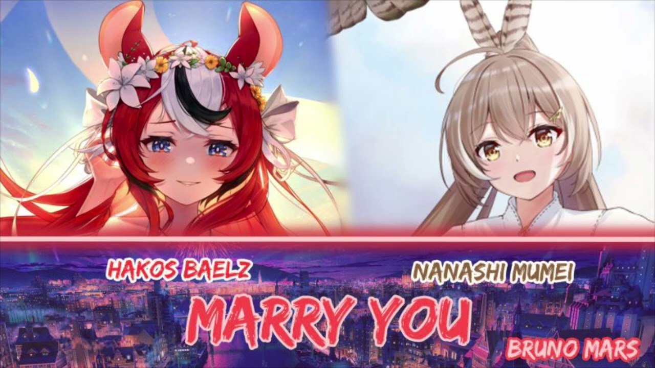 Mumei and Baelz sing - Marry You by Bruno Mars (Duet)