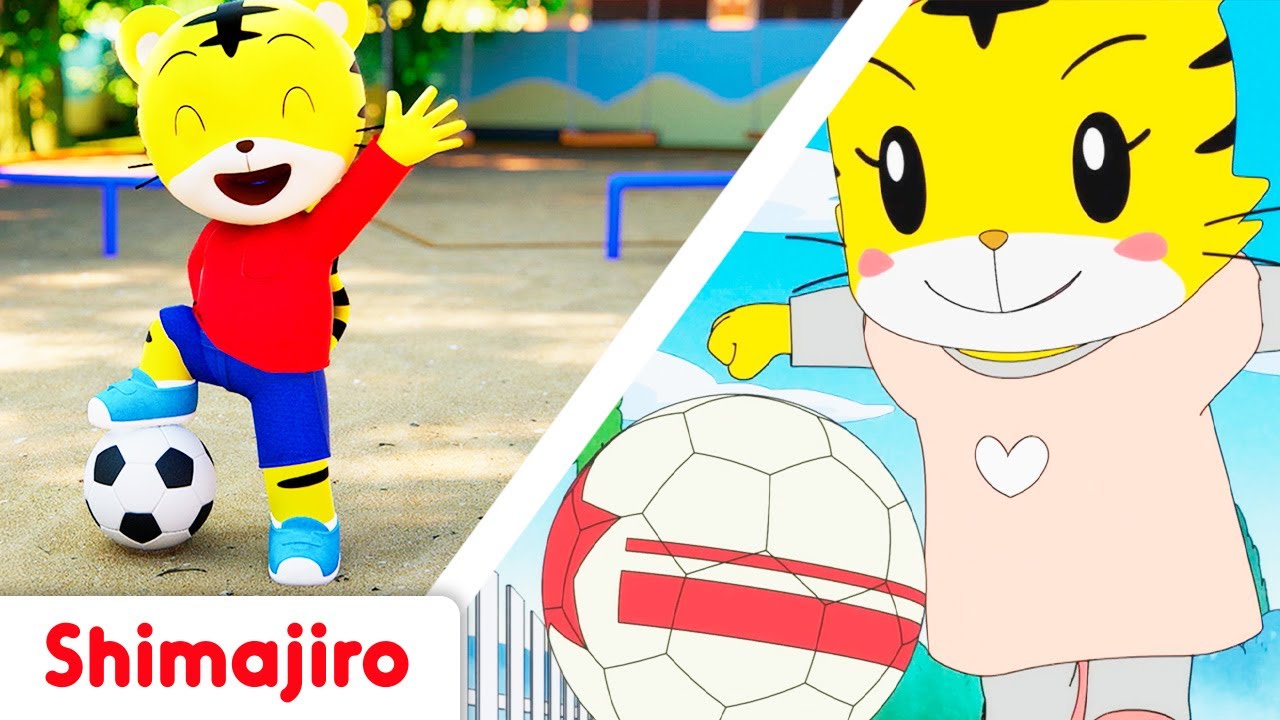 ⚽🏃‍♂️ I Want to Be the Best! 🐯 Shimajiro Plays Sports & Tries His Best! 🎽🎶 Videos for Kids 🌟