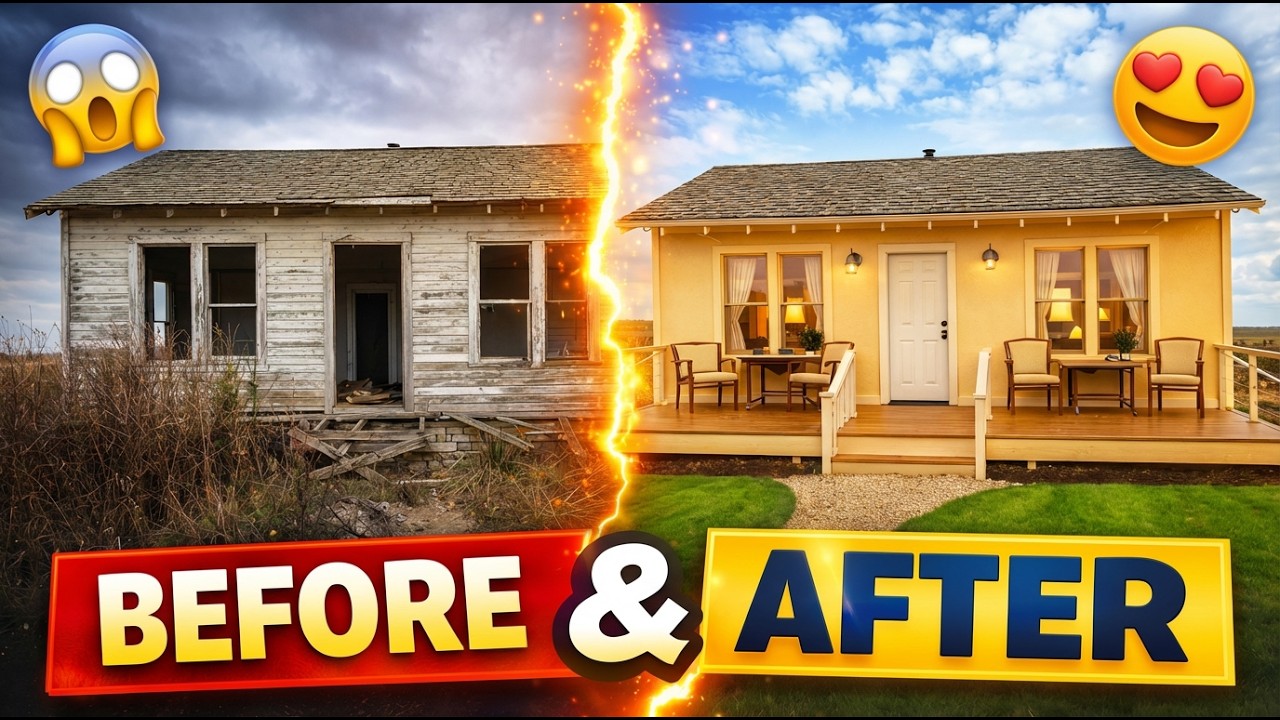 I Bought an Abandoned House and Renovated it Completely! 🏚️✨