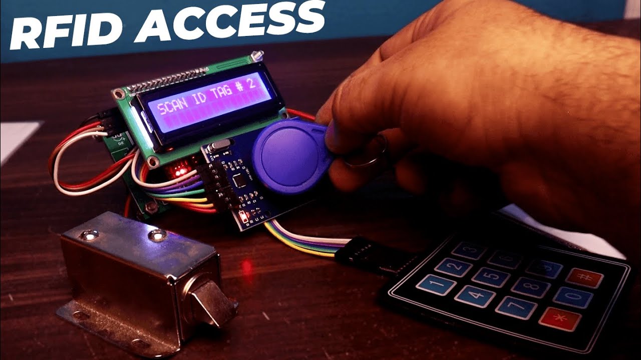 How To Make RFID Door Lock | Passcode & 5 Different Tag IDs