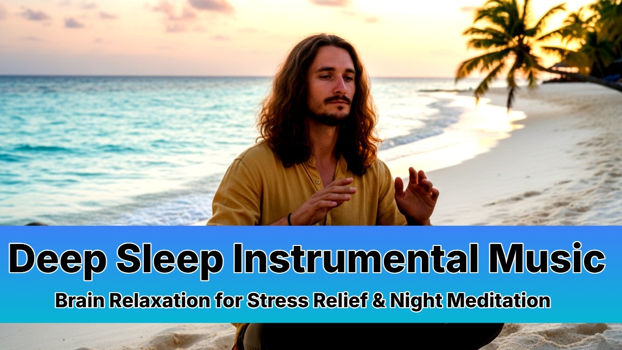 Deep Sleep Instrumental Music 🌙 Brain Relaxation for Stress Relief & Night Meditation