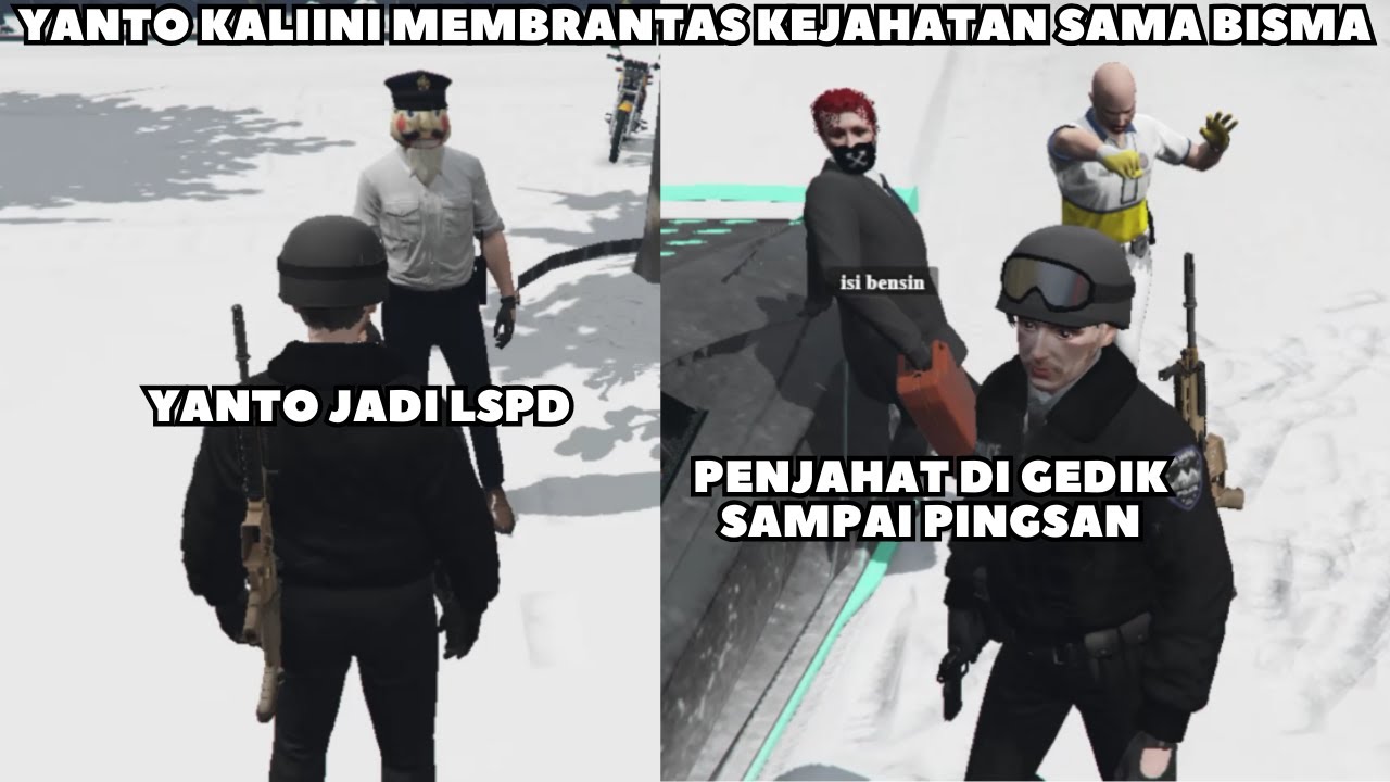 YANTO SADAR...!!! AKHIRNYA YANTO MEMBANTU PIHAK LSPD DALAM MENUNTAR KRIMINAL...!!! - GTA V ROLEPLAY