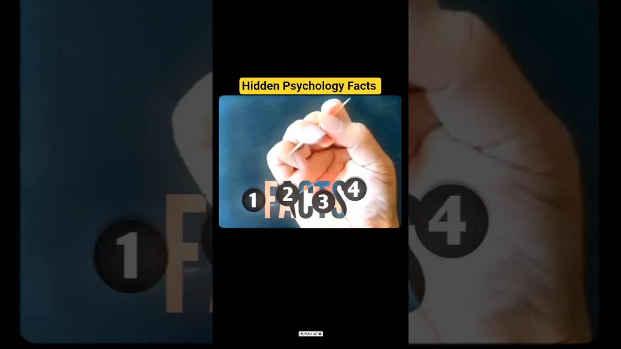 4 Hidden Psychology Facts About Human Mind |#facts #psychology #manipulation#psychologyfacts#shorts