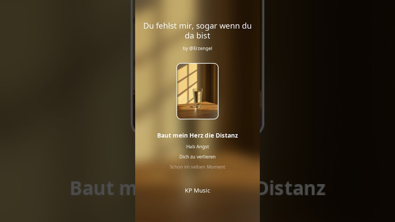Du fehlst mir 