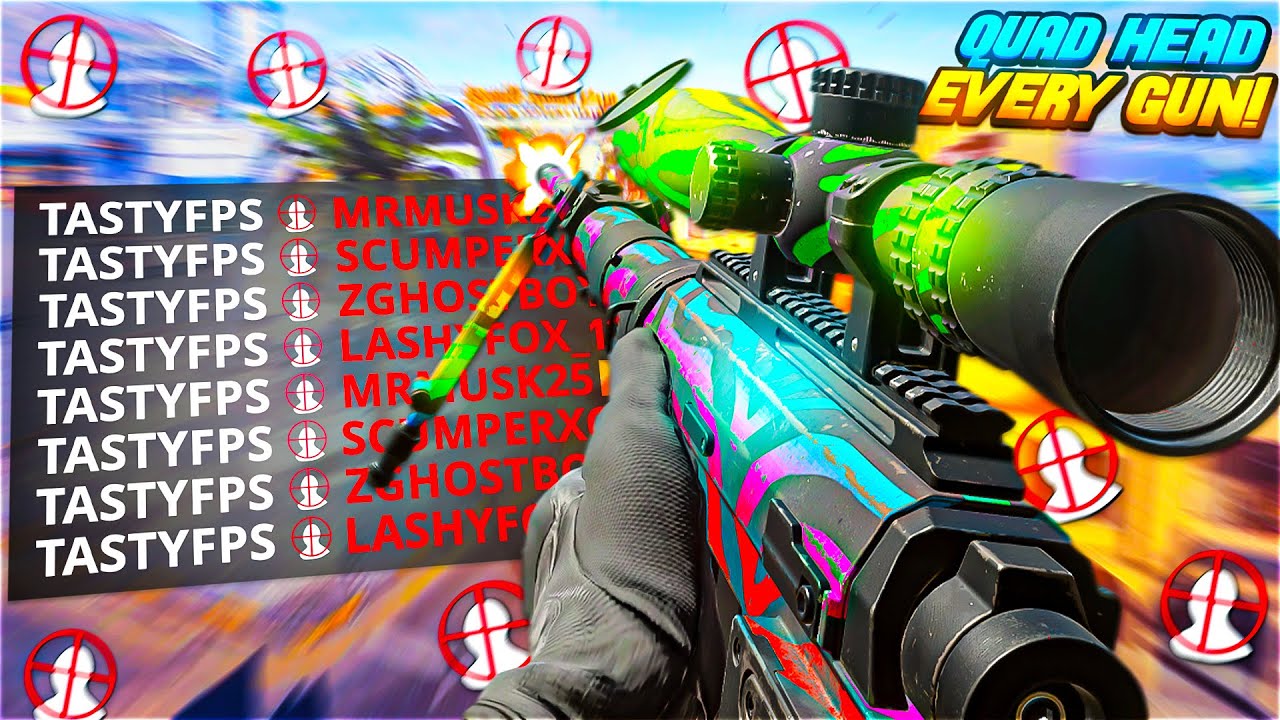 QUAD HEADSHOT FEED w/ EVERY GUN in MODERN WARFARE 2!🎯