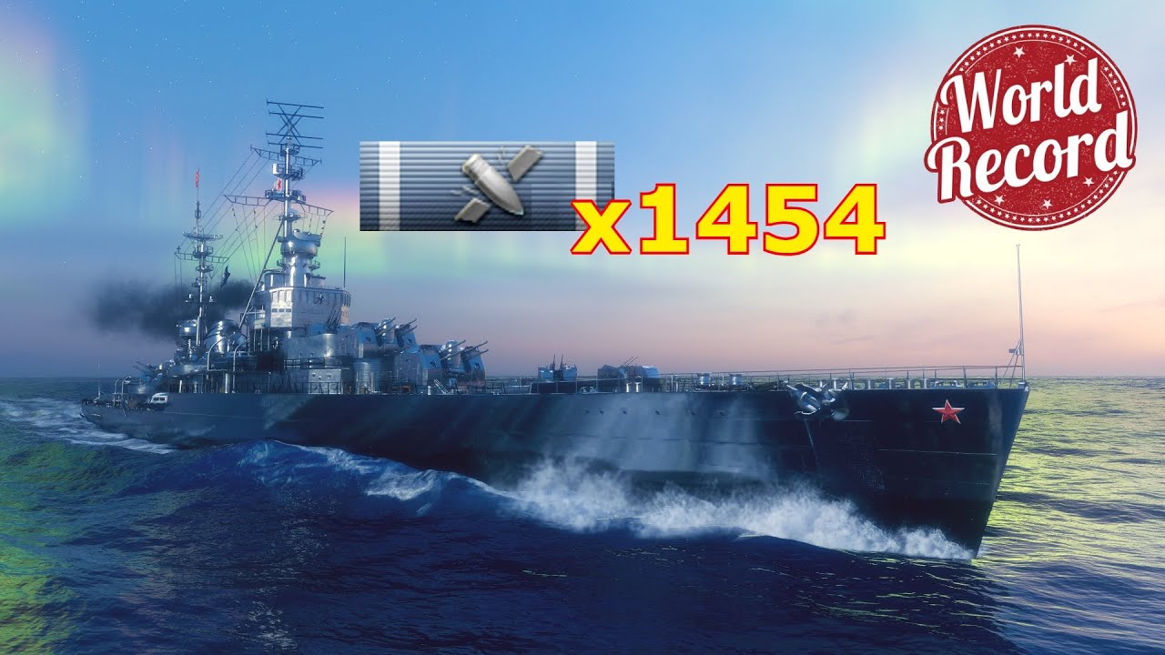 World of WarShips Smolensk - 483K Damage Record Just Set!