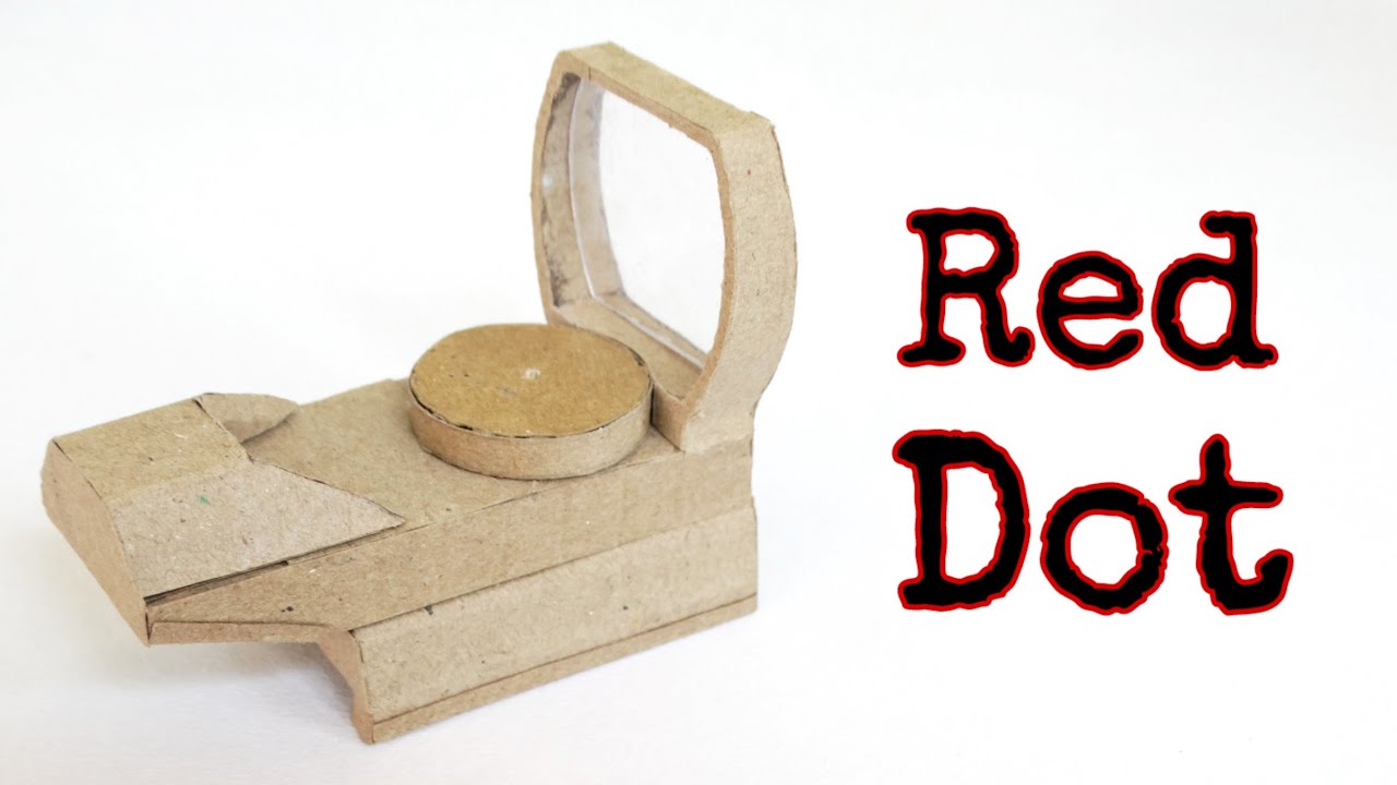 How To Make A Red Dot Sight from Cardboard