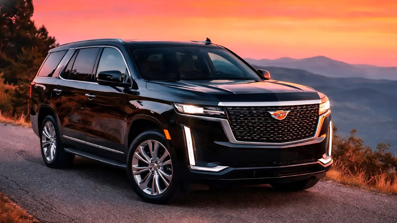 2026 Cadillac Escalade Black Luxury  Cinematic Studio Design 8K Visual Experience 