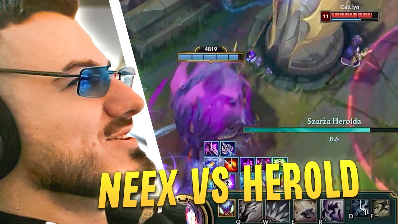 NEEX PIERWSZY RAZ JEDZIE HEROLDEM 🚗 | CAITLYN,TWITCH,SMOLDER,MISS FORTUNE ADC NEEX SHOTY KICK