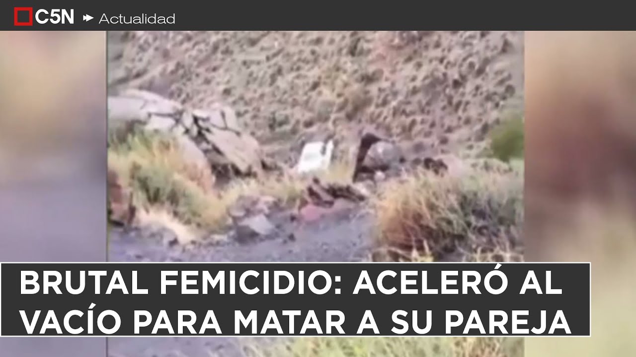 BRUTAL FEMICIDIO: ACELERÓ al VACÍO para MATAR a su PAREJA