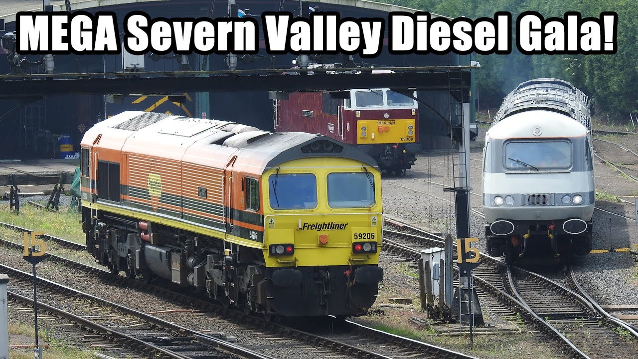 UNREAL mix of diesel locos at the Severn Valley Diesel Gala 2024