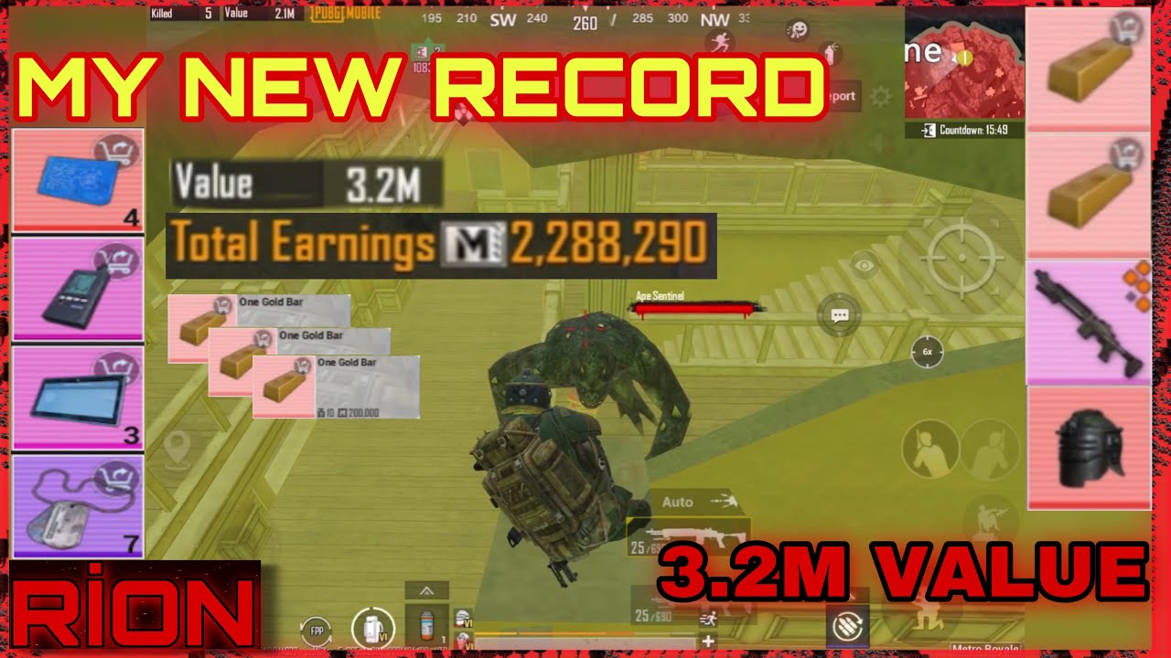 Metro Royale My New Record İn Solo Mode Advanced Map / PUBG METRO ROYALE CHAPTER 3