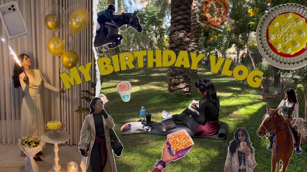 Vlog-4: لما قررت اقضي يوم ميلادي لحالي وش سووويييت 🎂🥳🎈
