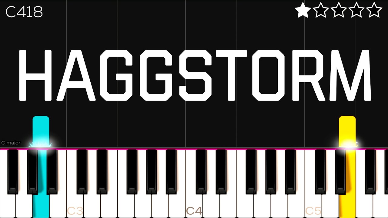 Minecraft - Haggstorm - C418 | EASY Piano Tutorial